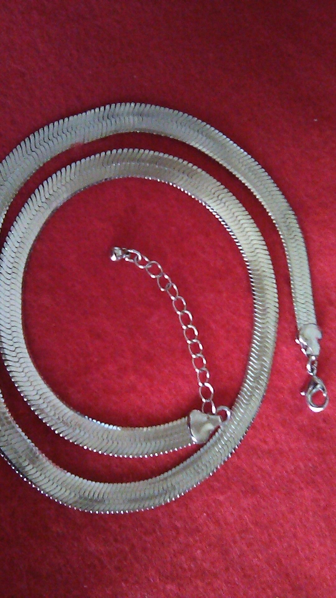 Silver Herringbone Chain