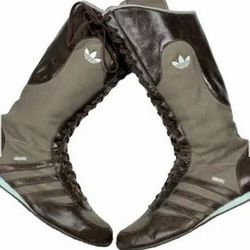 Adidas Leather Knee High Boots 