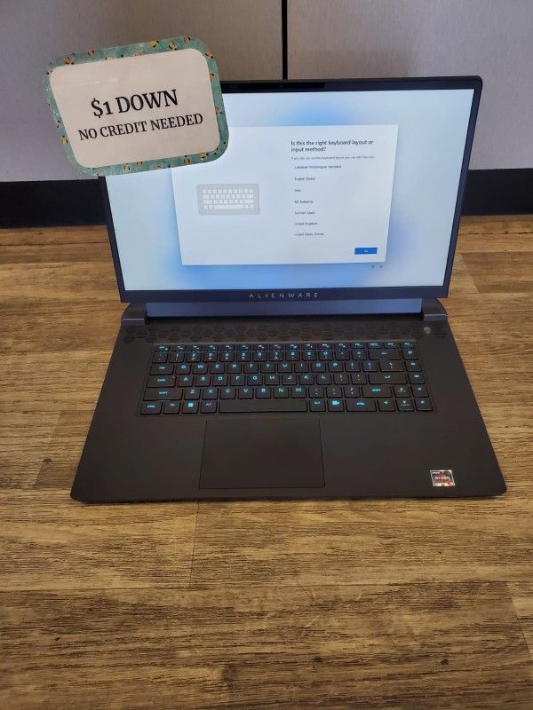 Alienware M17 R5 17.3 FHD 360hz 32GB 1TB SSD Rx6850M XT Pay $1 DOWN AVAILABLE NO CREDIT NEEDED
