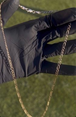 10k Solid Gold Figaro Chain 6 grams 22 inches long