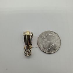 14KT YELLOW GOLD CHARM WITH .50CT DIAMOND 