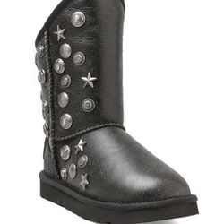 KissYD Australia Embellished Sheepskin Leather Boots. Sz 7. Store Display. Mint