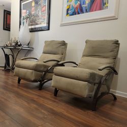 Robb & Stucky recliner chairs