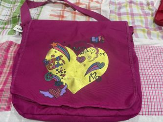 Girls Pink School Bag