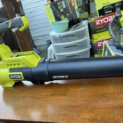 RYOBI 40V 110 MPH 525 CFM Cordless Battery Variable-Speed Jet Fan Leaf Blower (Tool-Only)
