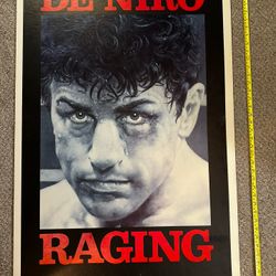 Robert De Niro Movie Poster Movie Raging Bull Cardboard