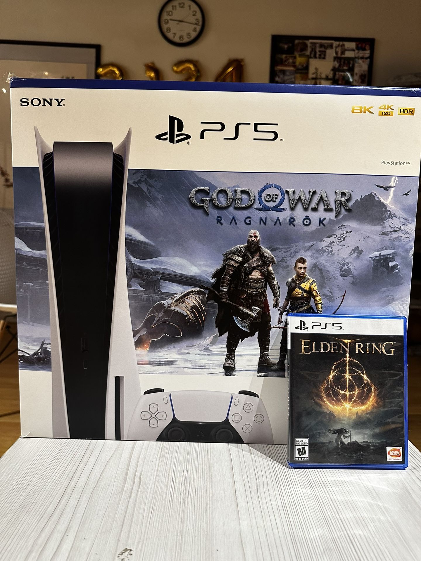 Ps5 (Disc) with Elden Ring (Physical Game)