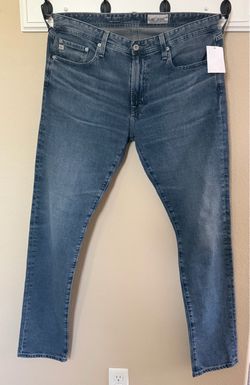 AG Adriano Goldschmied Tellis Modern Slim light blue denim jeans size 34 x 34
