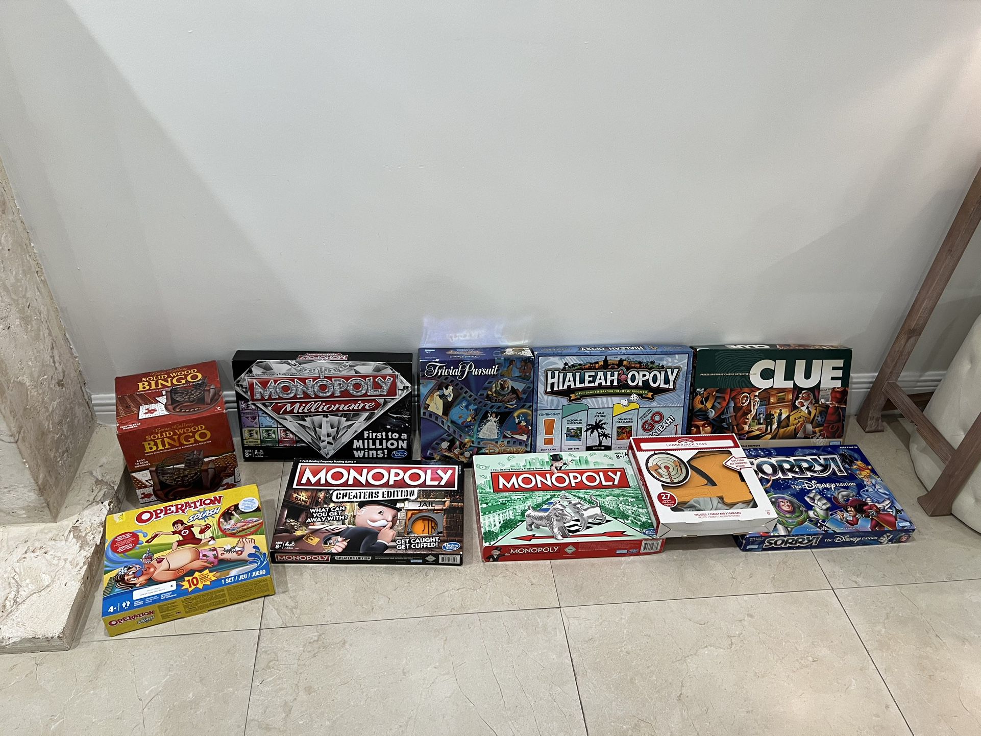 Used Board Game Lot 