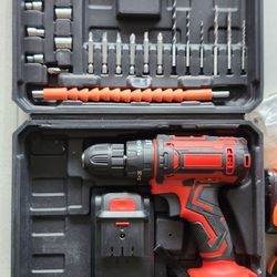 Drill Set 18V w/ Rechargable Battery