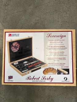 Robert Sorby Sovereign Deluxe Spiralling & Texturing Tool Set – Made in England – Like New