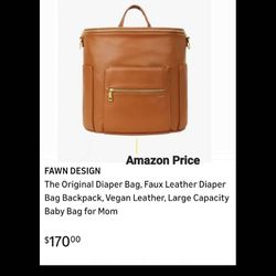 Fawn diaper Bag 