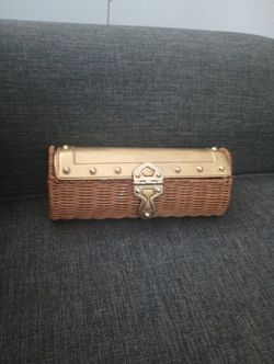 Michael Kors Wicker Clutch