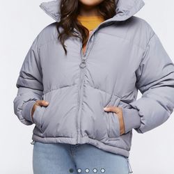 Womens Puffer Jacket Size M