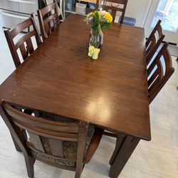 Large Solid Wood Extendable Table