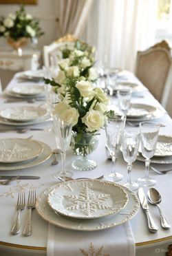 Embossed Snowflake Salad Plate ❄️