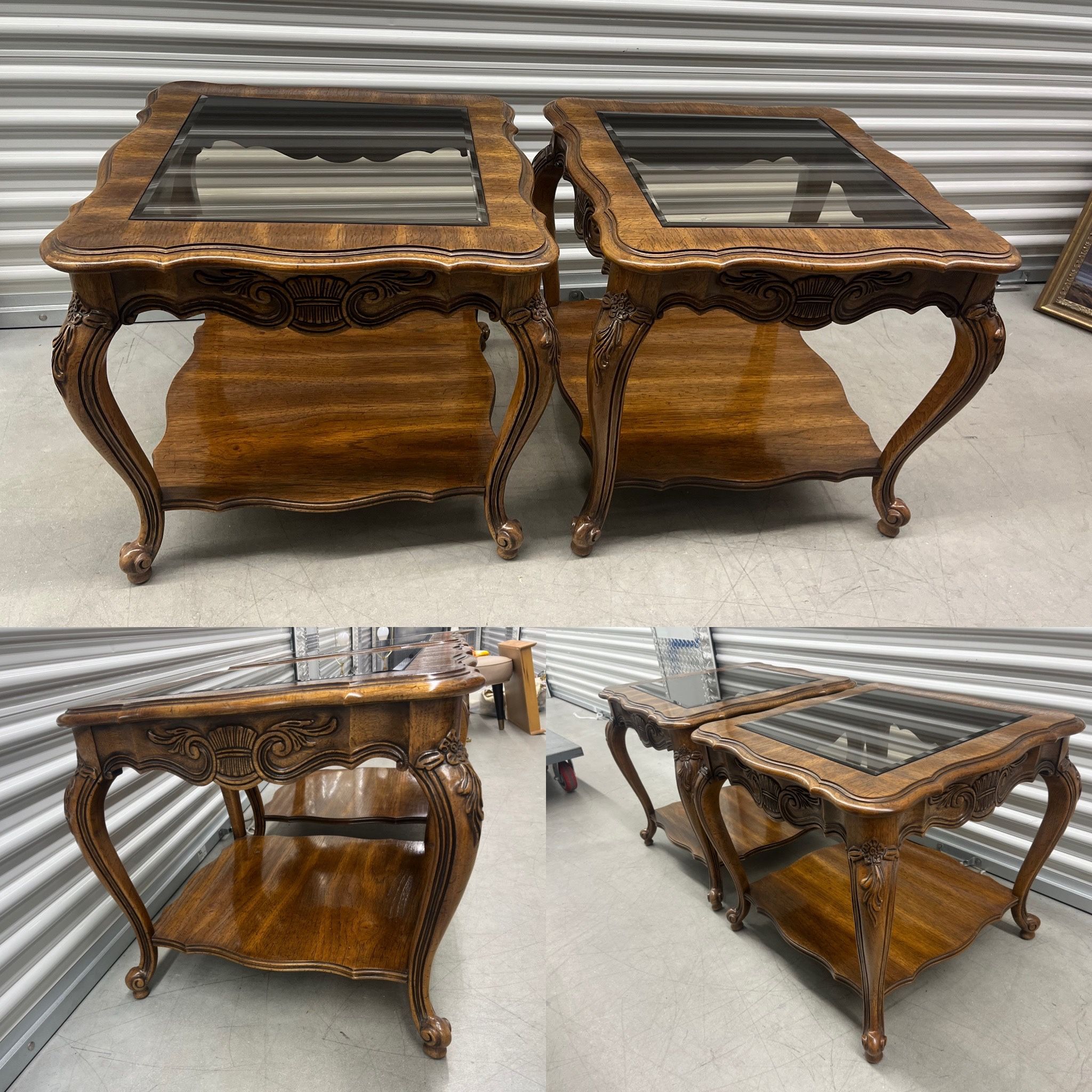 Pair Of Beautiful Vintage End Tables