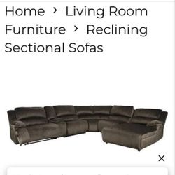 Reclining Sectional Leather Sofa