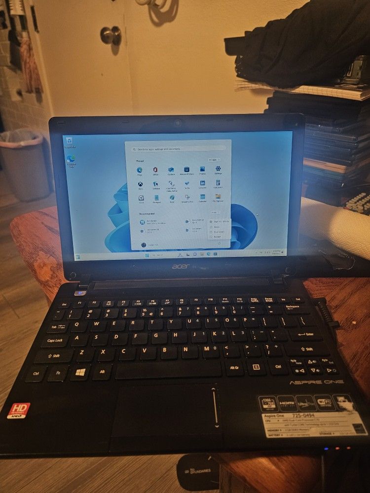 Mini windows eleven pro laptop needs new battery , but works with charger comes with charger