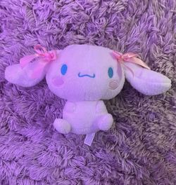 Limited edition, cinnamon roll plushy with ribbons