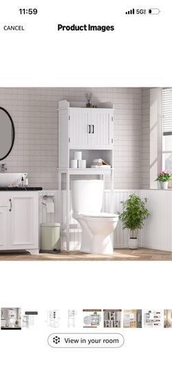 Over the toilet storage