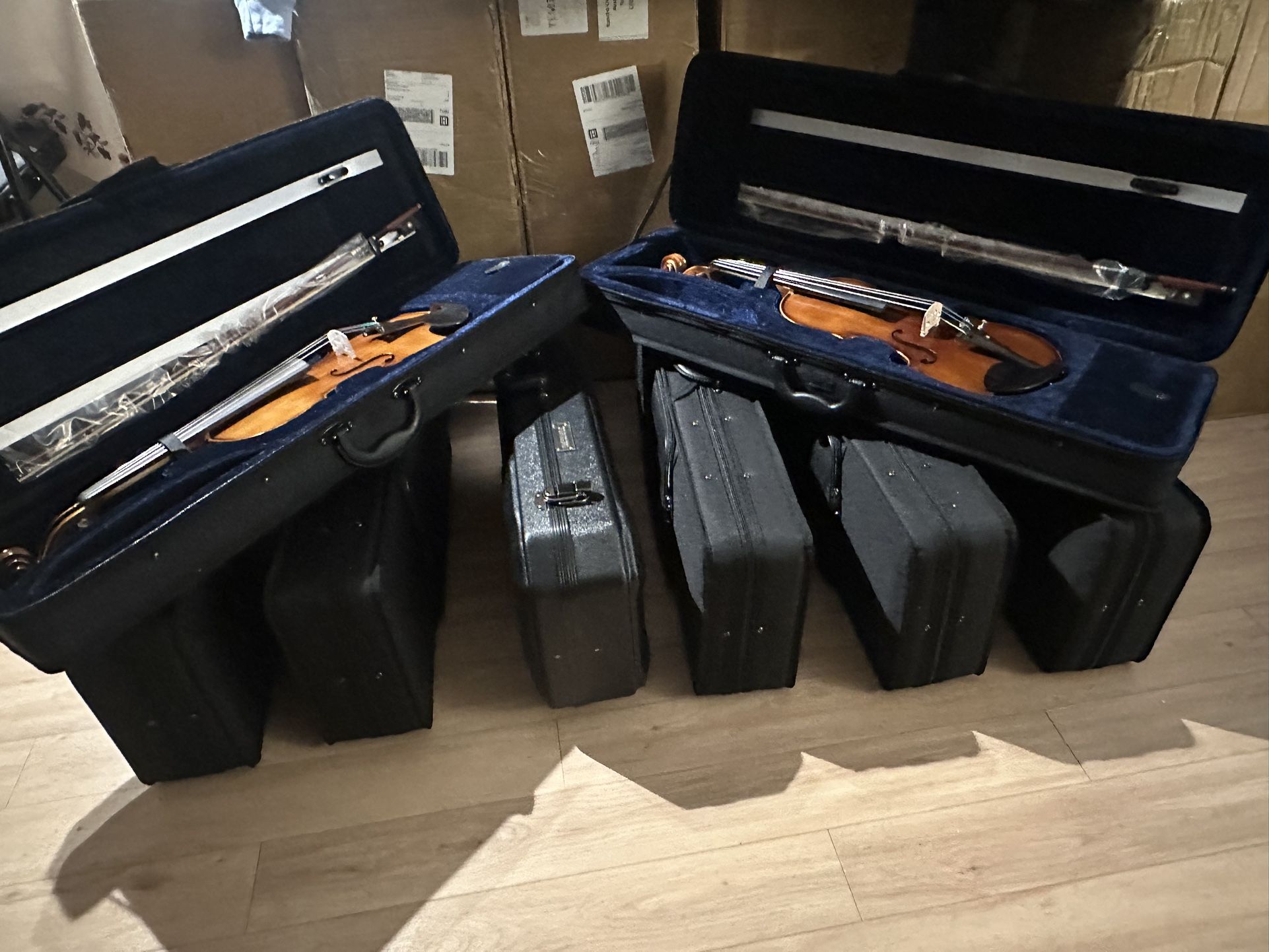 BRAND NEW - Full Size And 3/4 Size Violins For Sale