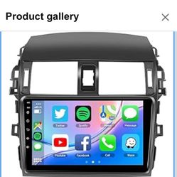 Android Car Stereo for Toyota Corolla 2009 2010 2011 2012 2013 Wireless Carplay Android Auto, 2+32G 9 inch Touch Screen Radio Bluetooth Car Audio Rece