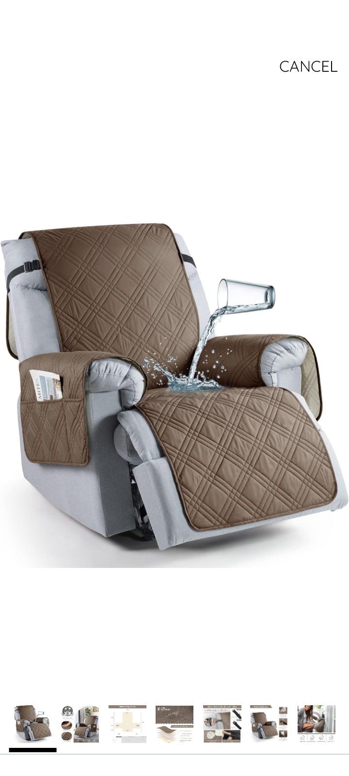 Recliner Slip Cover