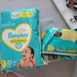 Size 1 Pampers 