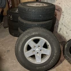 17” Jeep Wrangler Wheels 5 For $400
