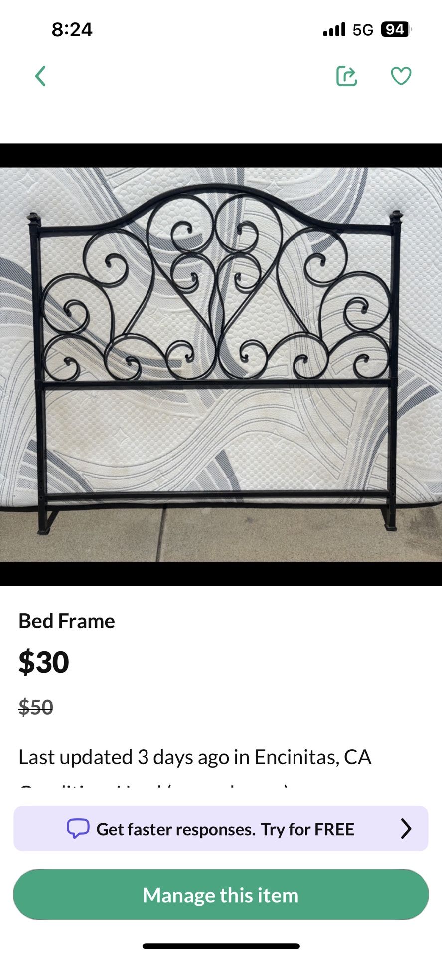 Bed Frame Size Full