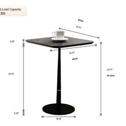 Minimalist Black Wood Coffee Or Side Tables