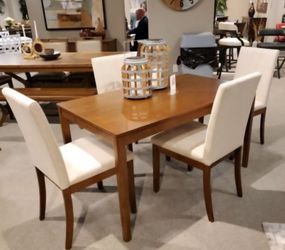Brand New 5 Piece Wood Dining Set (New In Box)