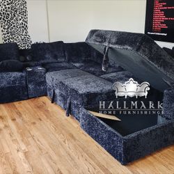 7-Piece Power Recliner Sectional Couch with Storage