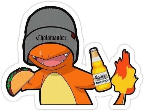 Cholomander Vinyl stickers