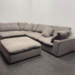 5 pc Modular Cloud Couch Dream Gray 131” - 50% OFF - We Deliver *Top Pick For Comfort*