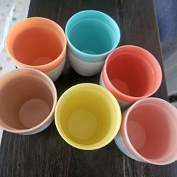 6 Vintage Cornish Therm-o-thumblerette 
