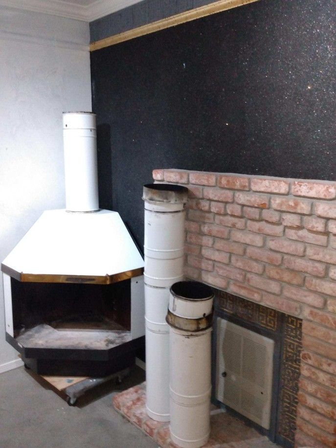**STILL AVAILABLE ***Mid Century Fireplace