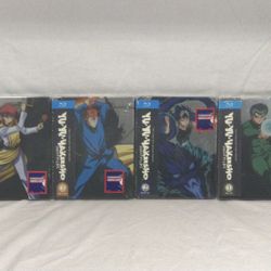 Yu Yu Hakusho Complete Blu-ray Series Steelbook Vol 1-4 New