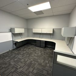 Used 2-cubicle Office Furniture
