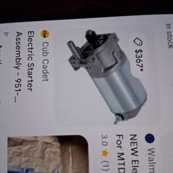 Brand new starter for caddy cubby Lawn mowers, another equipment.