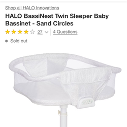 Halo Twin Bassinet