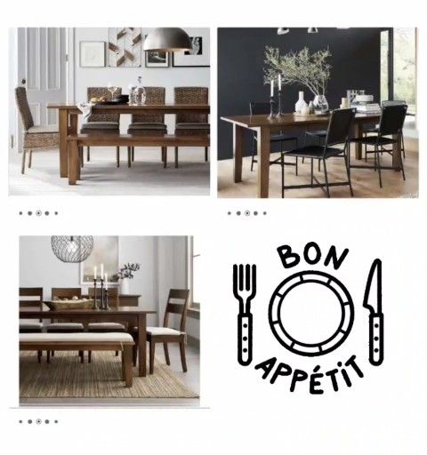 Crate And Barrel Dinning Table