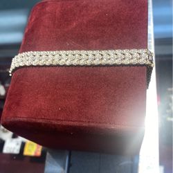 10k Gold Tennis Bracelet 