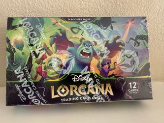 Lorcana attack of the vine booster pack display