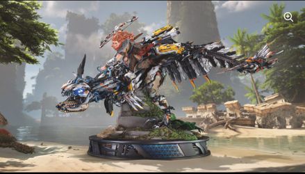 Horizon FORBIDDEN WEST Aloy & Clawstrider Dark Horse Direct MASSIVE Statue, HTF~ Sold Out~ SEALED MIB