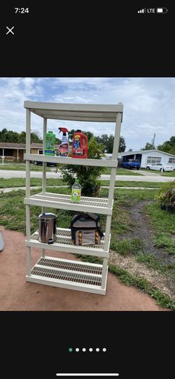 5 Tier Shelf Organizers For Garage, Storage, Laundry, Or Backyard