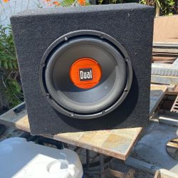 12 Dual Subwoofer With Box 