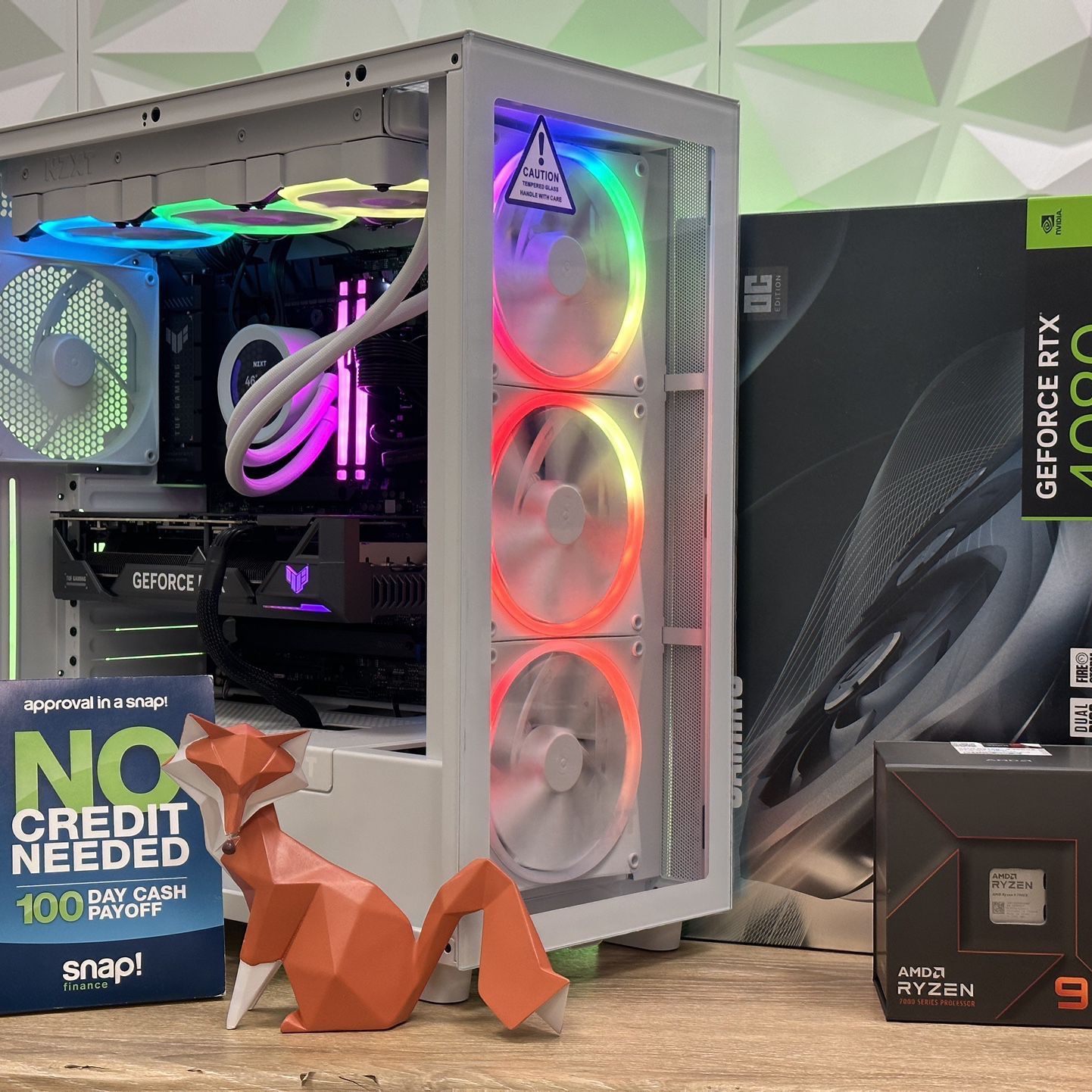 🦊 FOX 28 🦊 FINANCE AVAILABLE 🦊 FOX GAMING PC | DESKTOP | COMPUTER | RIG | AMD RYZEN 9-7900X | RTX 4080 SUPER | 64 GB  DDR5 RAM | 2 TB SSD | WIN 11.