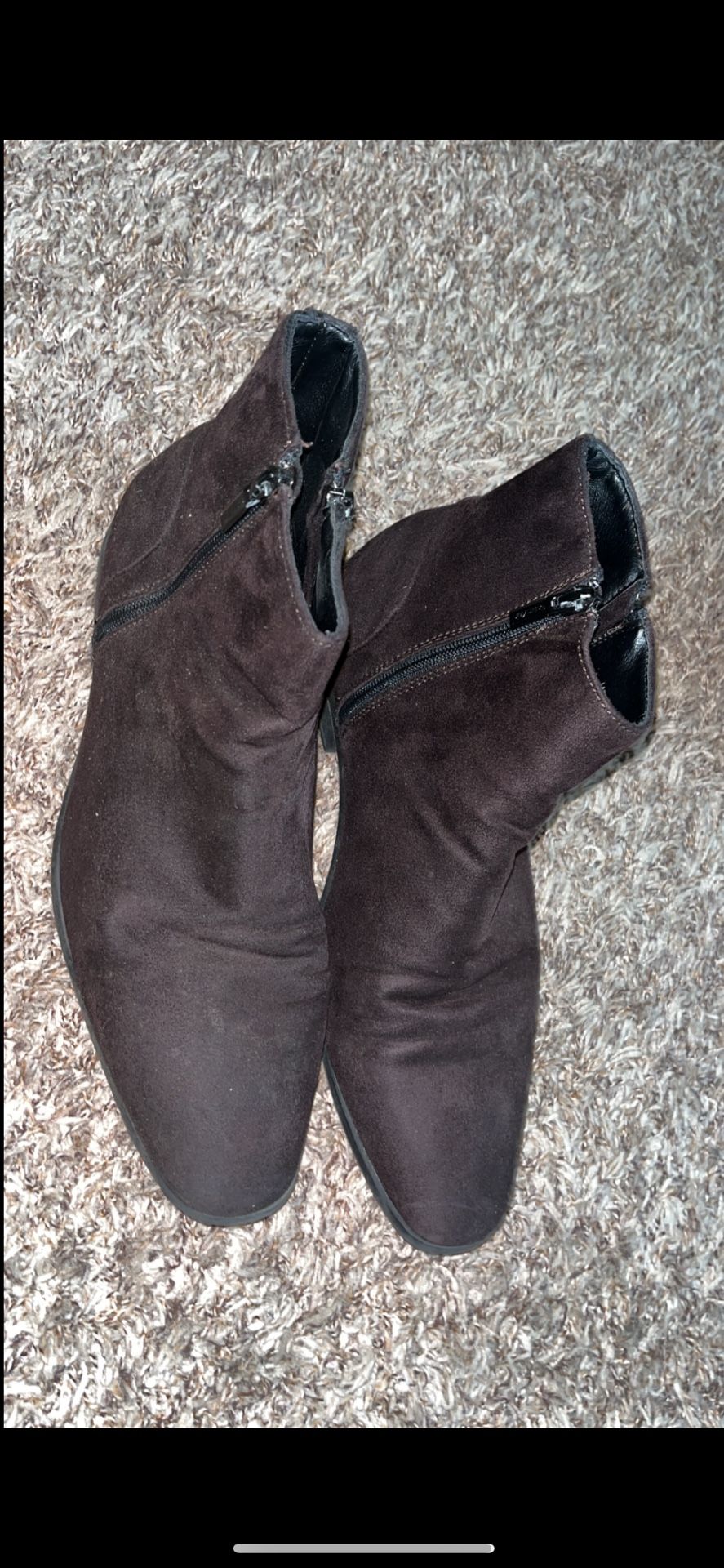 $60 Suede Boots Size 11.5